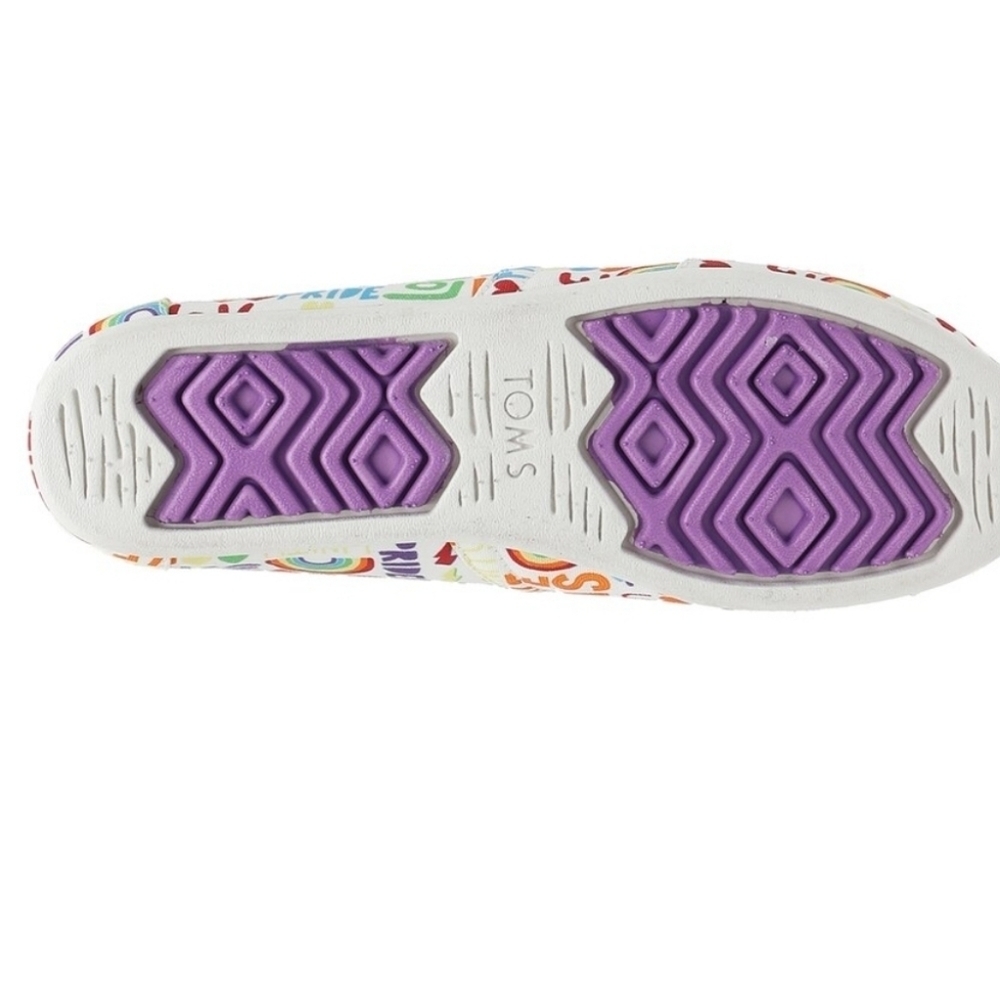 𝅺Toms Alpargata Unity Love Wins Slip on Shoes Multiple Sizes 8.5 & 9.5 - Picture 5 of 8